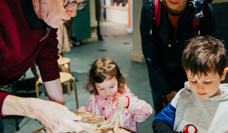 Fossil Handling with the Rotunda Geology Group