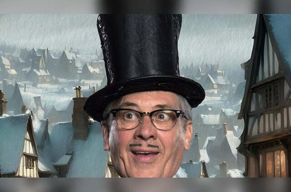 Count Arthur Strong is Charles Dickens in 'A Christmas Carol'