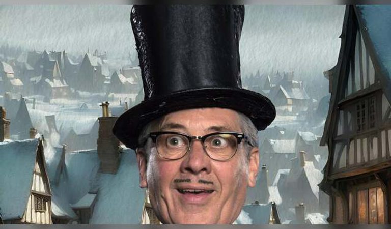 Count Arthur Strong is Charles Dickens in 'A Christmas Carol'