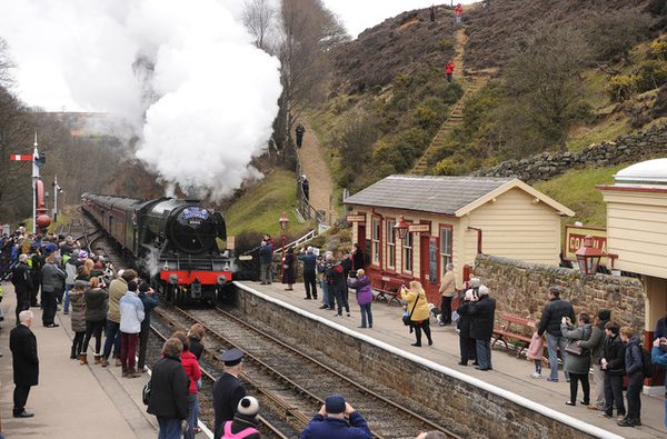 Flying Scotsman at the NYMR