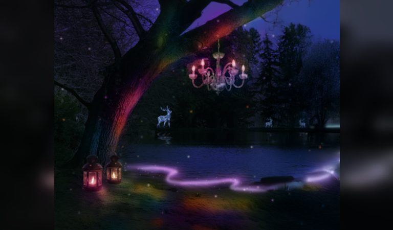 Luminescence - A Winter Light Trail