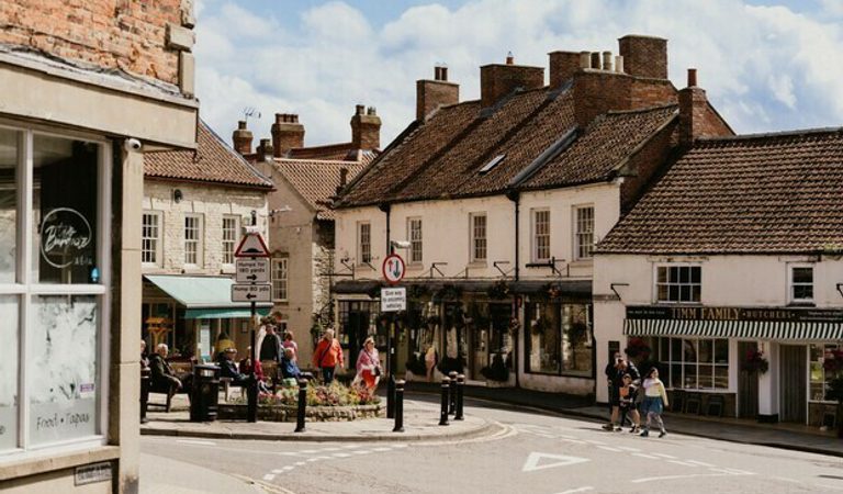 Street scene in the North Yorkshire Moors