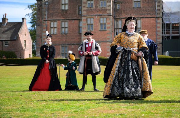 2 b The great and the good gathered in their finery for the celebrations at Kiplin Hall