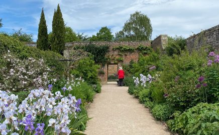 Beningbrough double border June 2021 with gardener Joanne Parker
