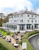 White lodge hotel exterior 157861936