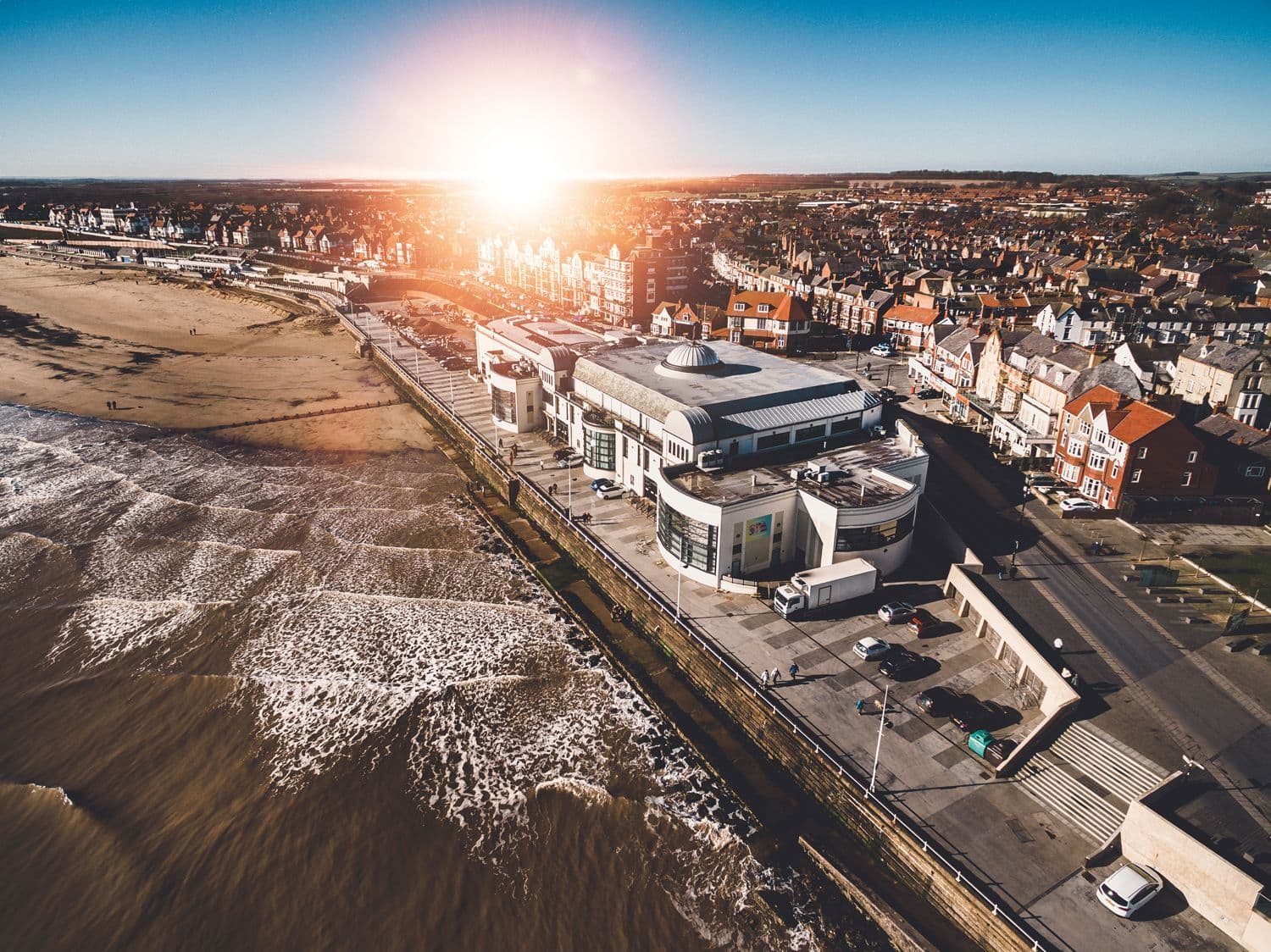 Ariel view of Bridlington.