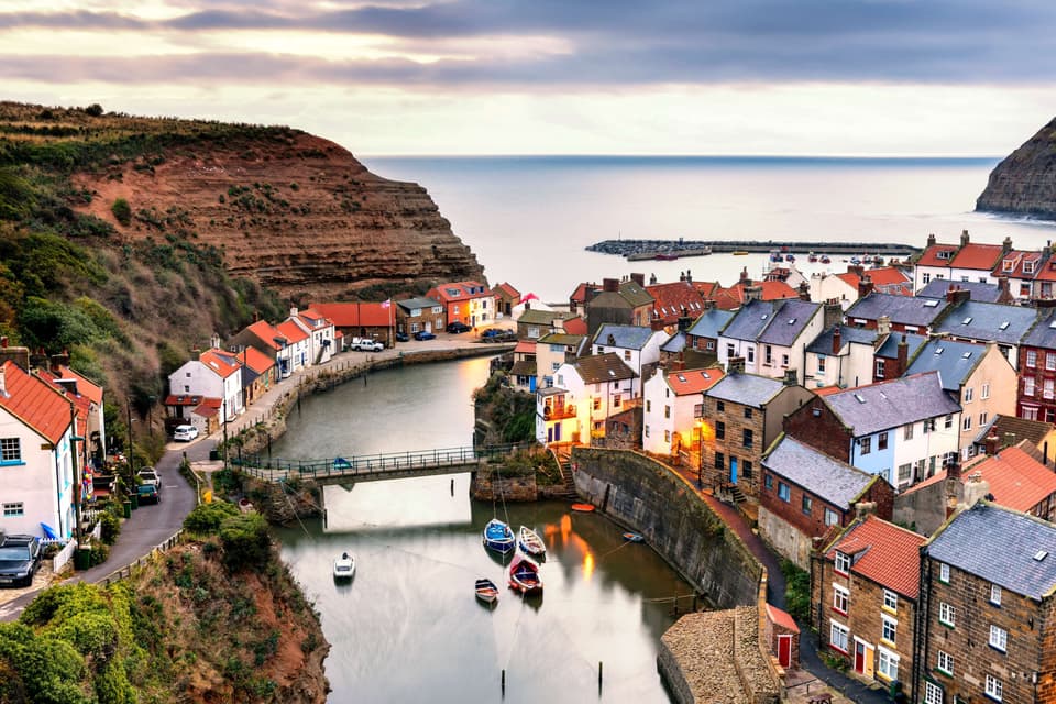 Staithes mouth of beck