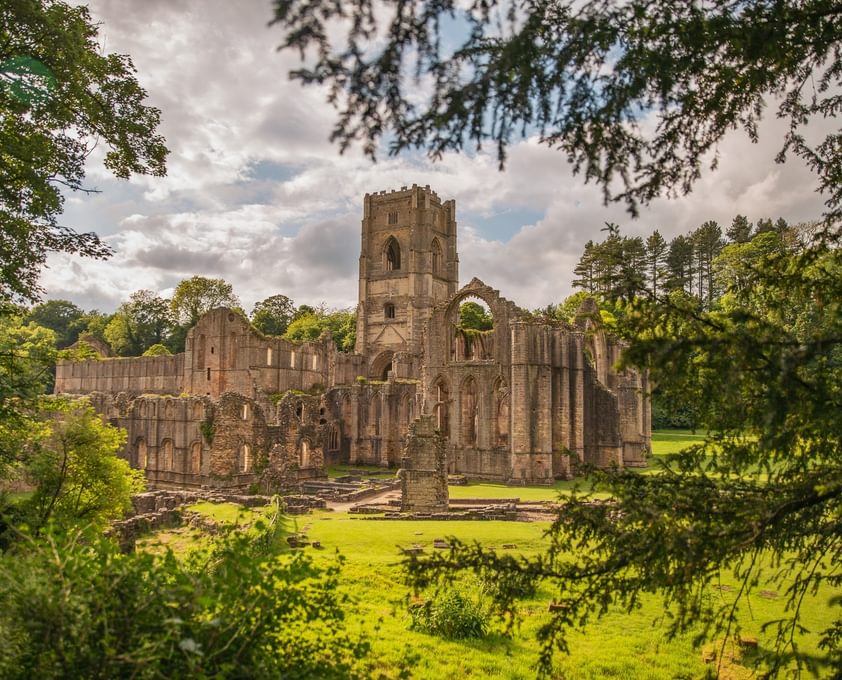 Abbey ruin from De Greys Walk 1