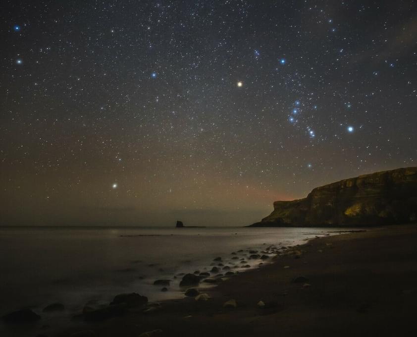 Dark Skies Orion at Saltwick Bay Tony Marsh