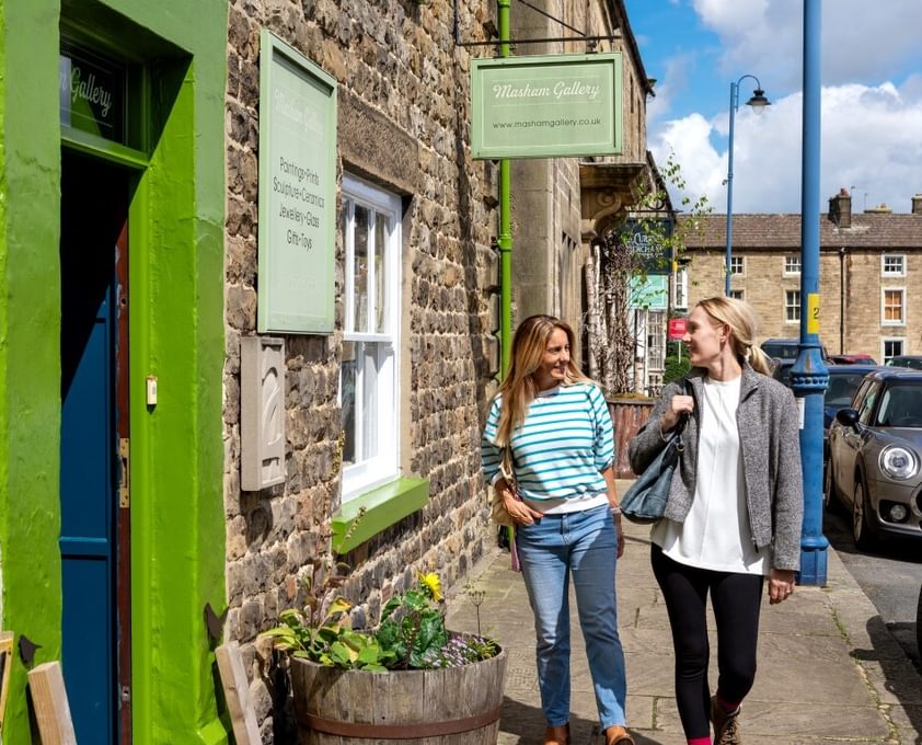 Exploring Masham market square