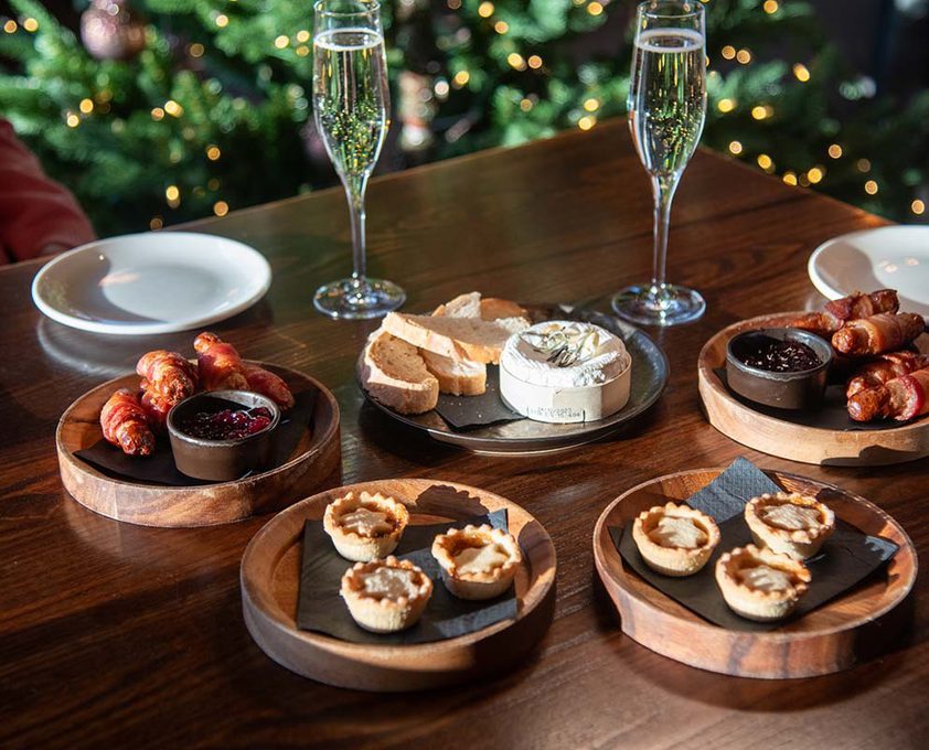 Festive food and drink
