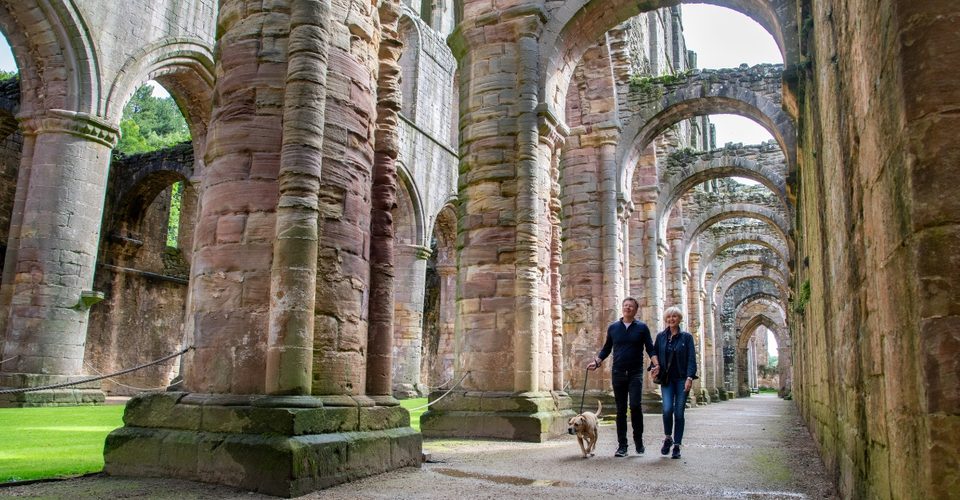 Yorkshire Ghost Tours: 5 Haunted Highways Where the Stories Beat the Scares Fountains Abbey ruins in North Yorkshire