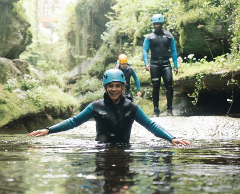 Gorge scrambling in Nidderdale