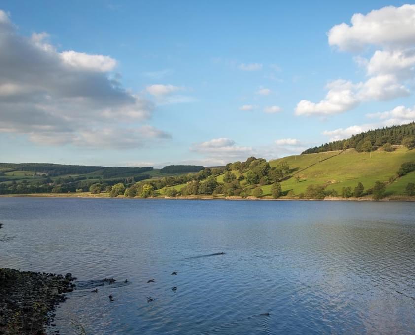 Gouthwaite Reservoir in Nidderdale