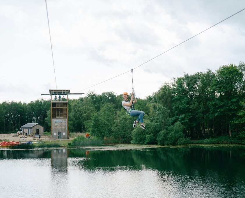 VNY More to Yorkshire Yorkshire Water Park Tom Arber June 2025 zipline